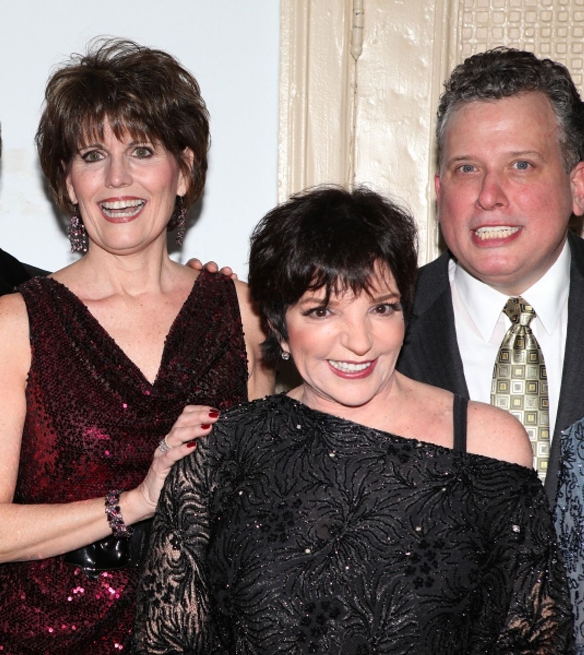 Lucie Arnaz, Liza Minnelli & Billy Stritch Backstage at The Best of Jim Caruso's Cast Party, a Benefit for BC/EFA at Town Hall in New York City. at 