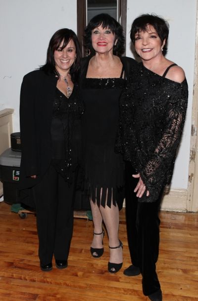 Lisa Mordente, Chita Rivera & Liza Minnelli Backstage at The Best of Jim Caruso's Cas Photo