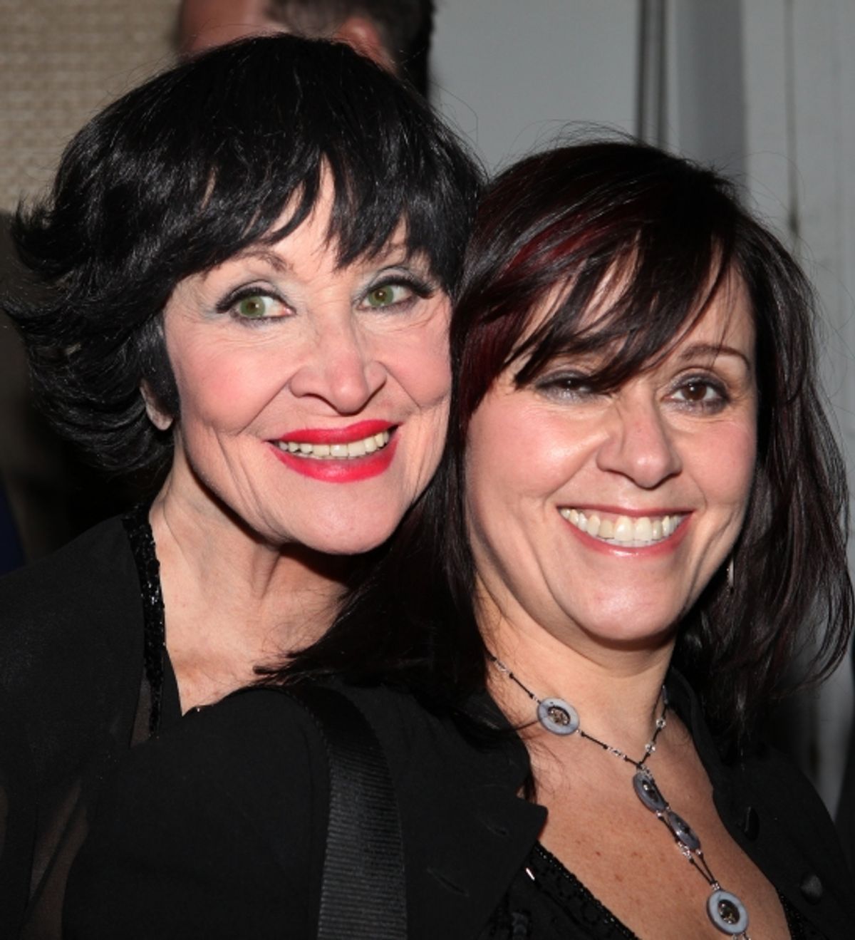 Chita Rivera & daughter Lisa Mordente Backstage at The Best of Jim Caruso's Cast Party, a Benefit for BC/EFA at Town Hall in New York City. at 