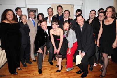 Ensemble cast Backstage at The Best of Jim Caruso's Cast Party, a Benefit for BC/EFA  Photo