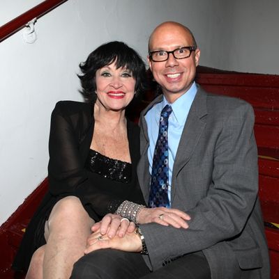 Chita Rivera & Richard Ridge Backstage at The Best of Jim Caruso's Cast Party, a Bene Photo