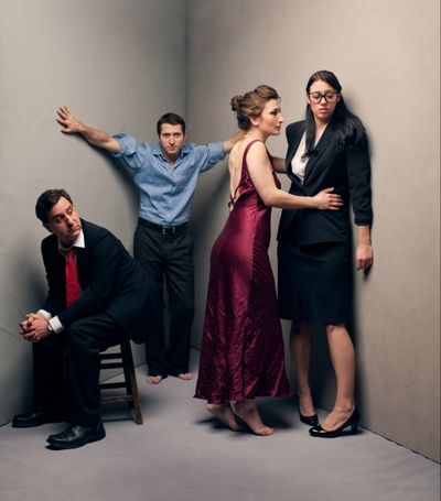 William Green as Samuel, MacLeod Andrews as Eli, Olivia Rorick as Ruth and Tia Stival Photo