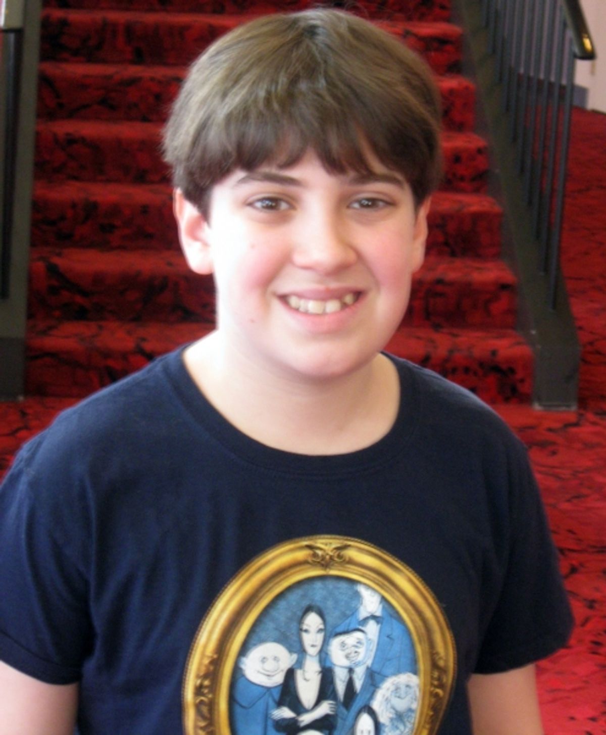 Adam Riegler of THE ADDAMS FAMILY at 