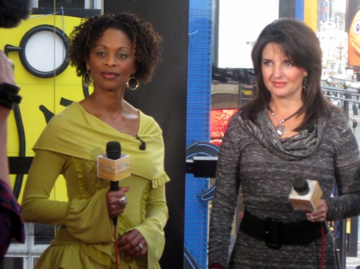 Valonda Calloway and Sharon Delaney from My Carolina Today  at 