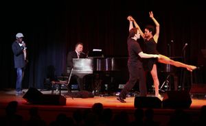Hinton Battle, Billy Stritch, Vivian Nixon & Dancer performing at The Best of Jim Caruso's Cast Party, a Benefit for BC/EFA at Town Hall in New York City. @ BroadwayWorld Hinton Battle, Billy Stritch, Vivian Nixon & Dancer performing at The Best of Jim Car Photo