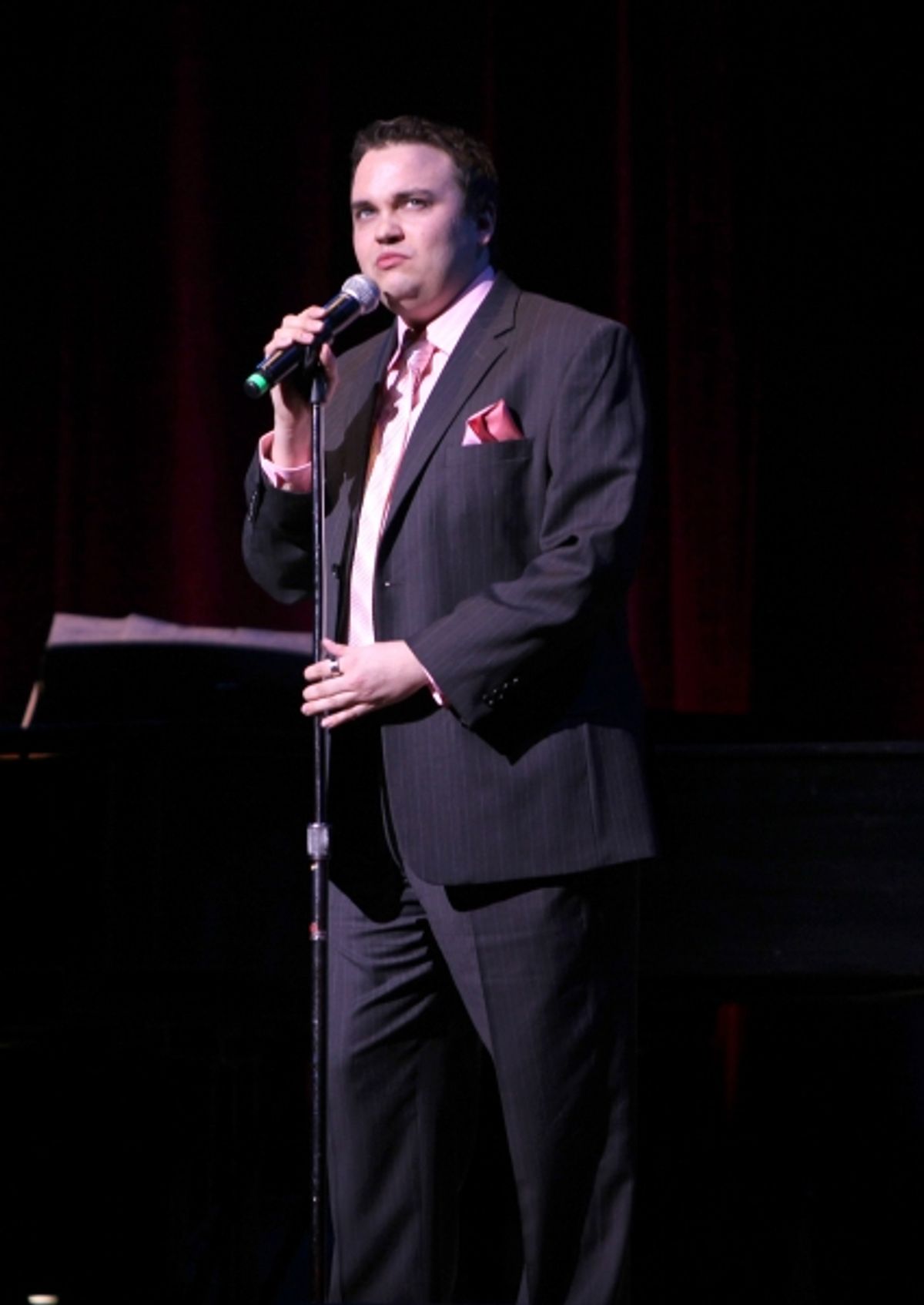 William Blake performing at The Best of Jim Caruso's Cast Party, a Benefit for BC/EFA at Town Hall in New York City. at 