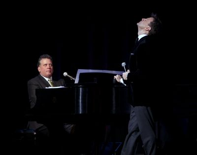 Billy Stritch & Jim Caruso performing at The Best of Jim Caruso's Cast Party, a Benef Photo