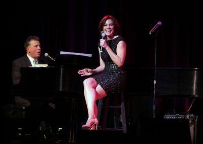 Billy Stritch & Countess Luann De Lesseps performing at The Best of Jim Caruso's Cast Photo