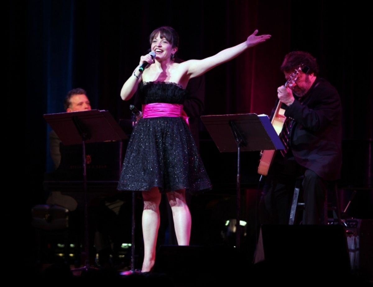 Jenna Esposito performing at The Best of Jim Caruso's Cast Party, a Benefit for BC/EFA at Town Hall in New York City. at 