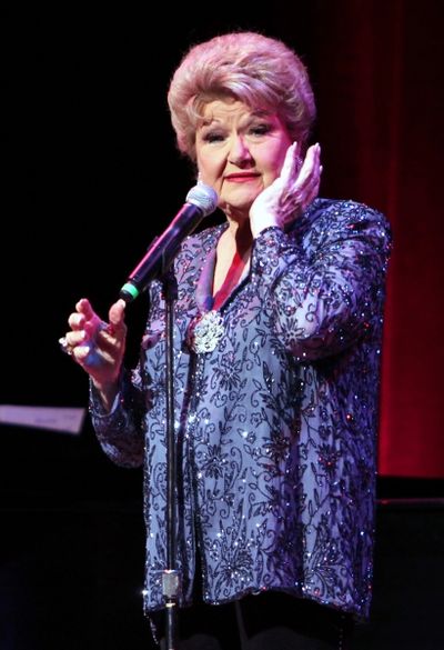 Billy Stritch & Marilyn Mayes performing at The Best of Jim Caruso's Cast Party, a Be Photo