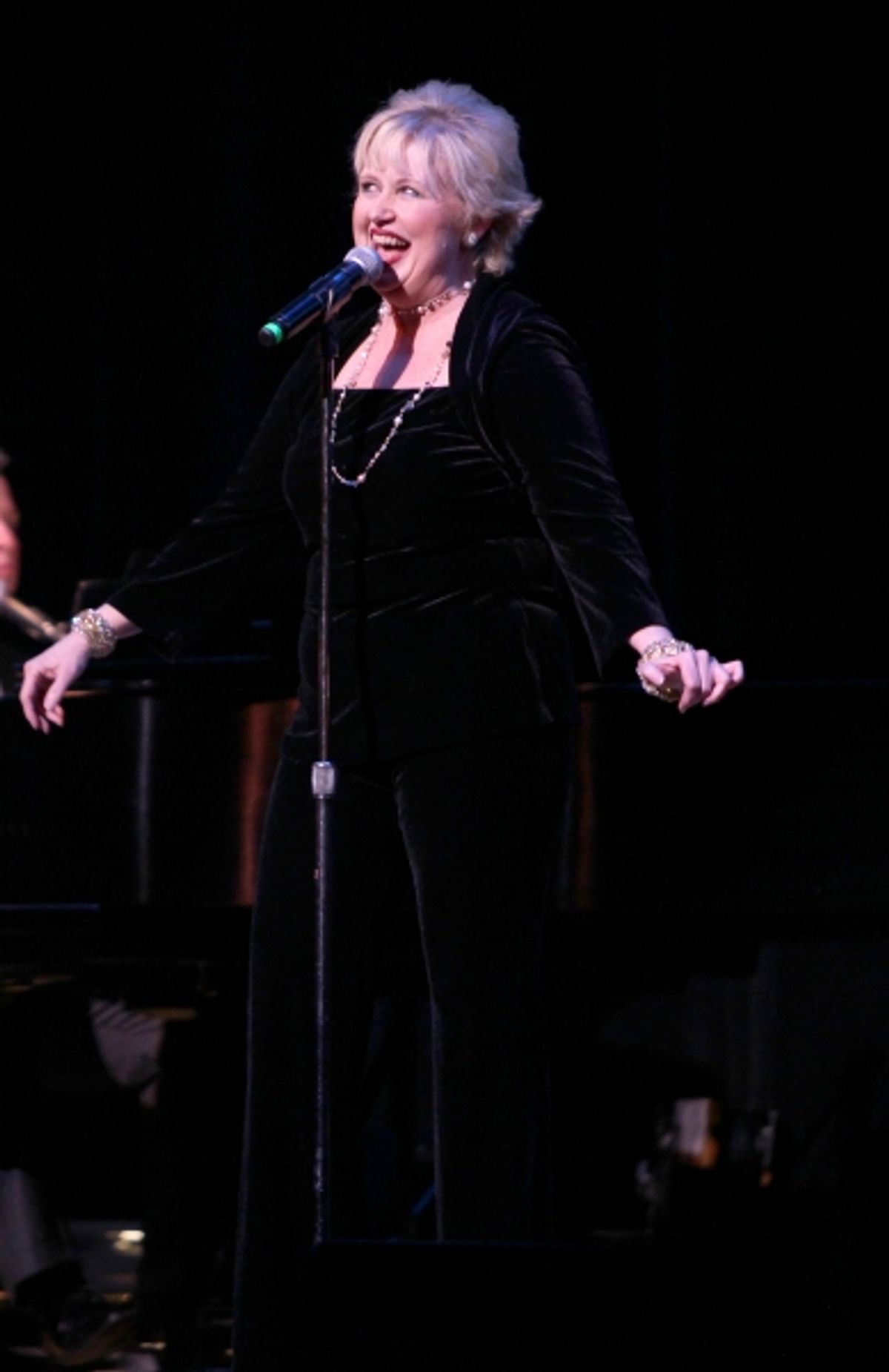Sally Mayes performing at The Best of Jim Caruso's Cast Party, a Benefit for BC/EFA at Town Hall in New York City. at 
