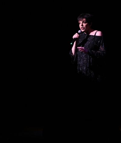 Liza Minnelli performing at The Best of Jim Caruso's Cast Party, a Benefit for BC/EFA Photo