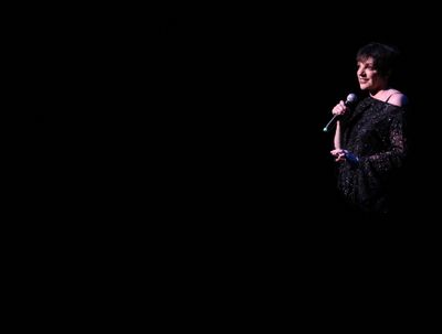 Liza Minnelli performing at The Best of Jim Caruso's Cast Party, a Benefit for BC/EFA Photo