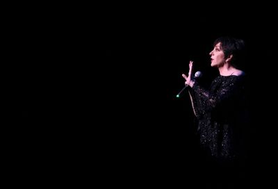 Liza Minnelli performing at The Best of Jim Caruso's Cast Party, a Benefit for BC/EFA Photo