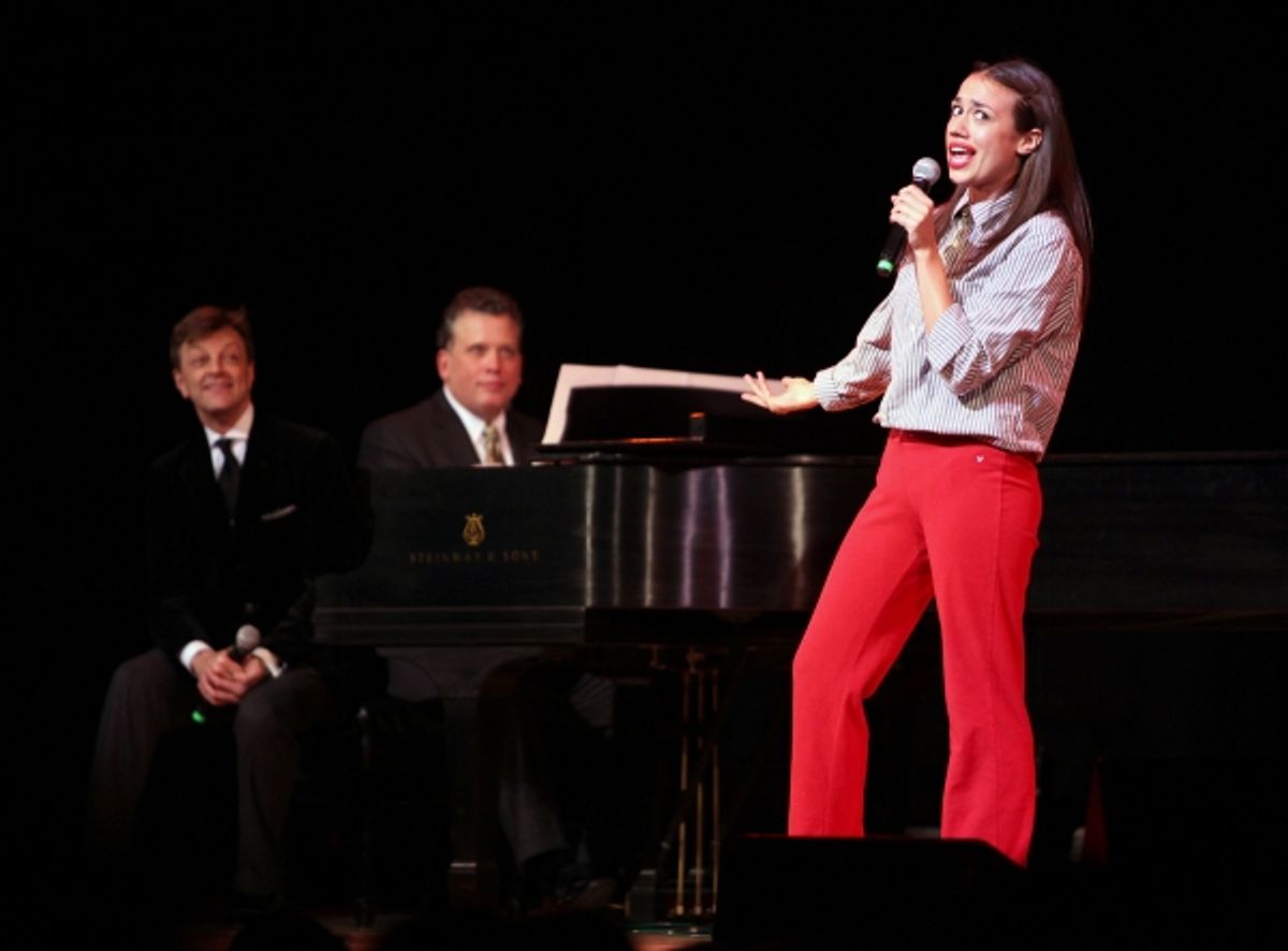 Jim Caruso, Billy Stritch  & Miranda Sings performing at The Best of Jim Caruso's Cast Party, a Benefit for BC/EFA at Town Hall in New York City. at 
