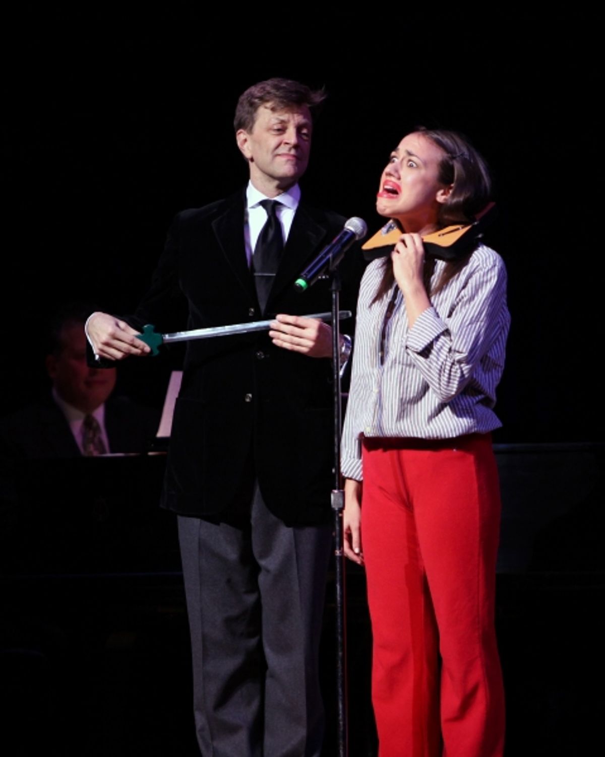 Jim Caruso & Miranda Sings performing at The Best of Jim Caruso's Cast Party, a Benefit for BC/EFA at Town Hall in New York City. at 