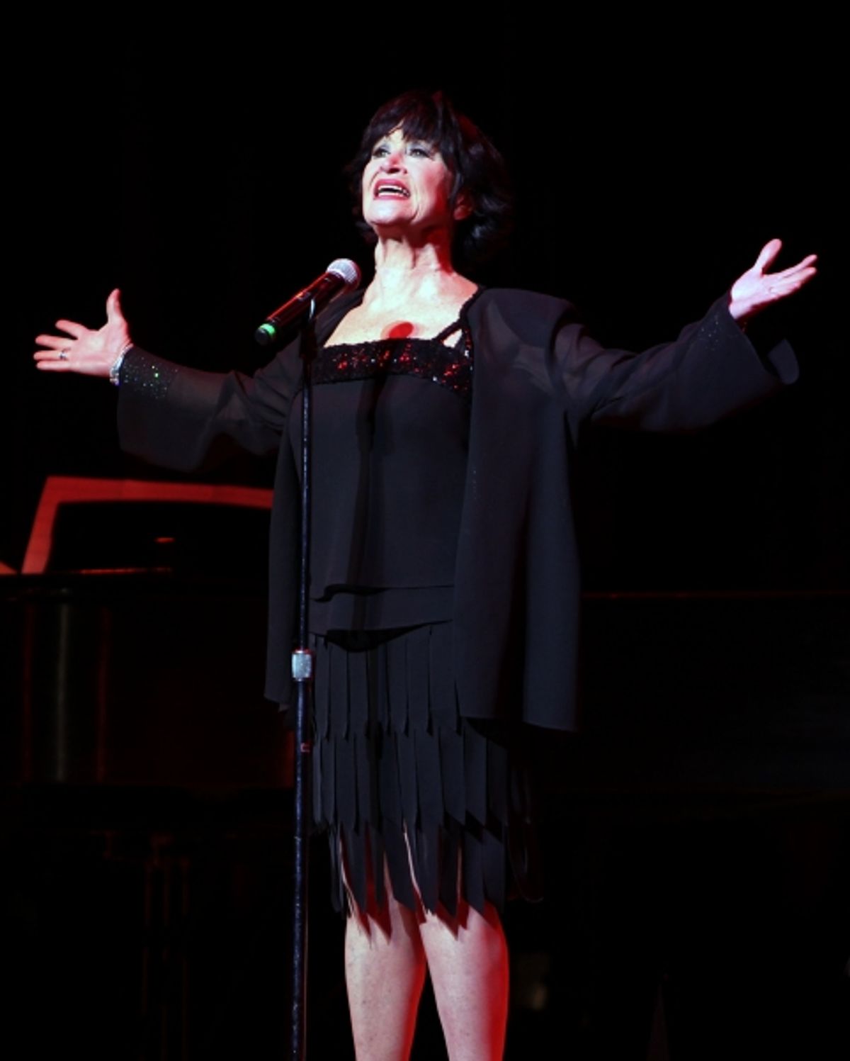 Chita Rivera performing at The Best of Jim Caruso's Cast Party, a Benefit for BC/EFA at Town Hall in New York City. at 