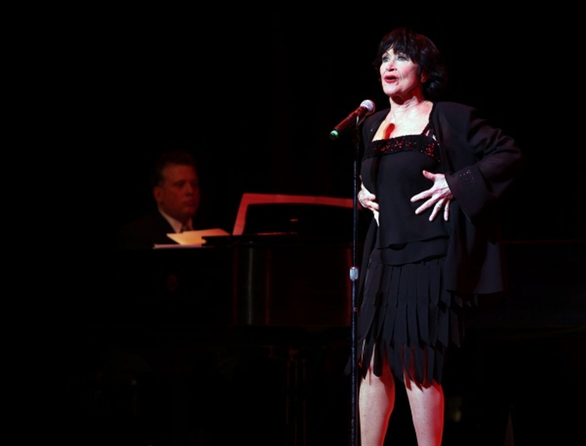 Billy Stritch & Chita Rivera performing at The Best of Jim Caruso's Cast Party, a Benefit for BC/EFA at Town Hall in New York City. at 