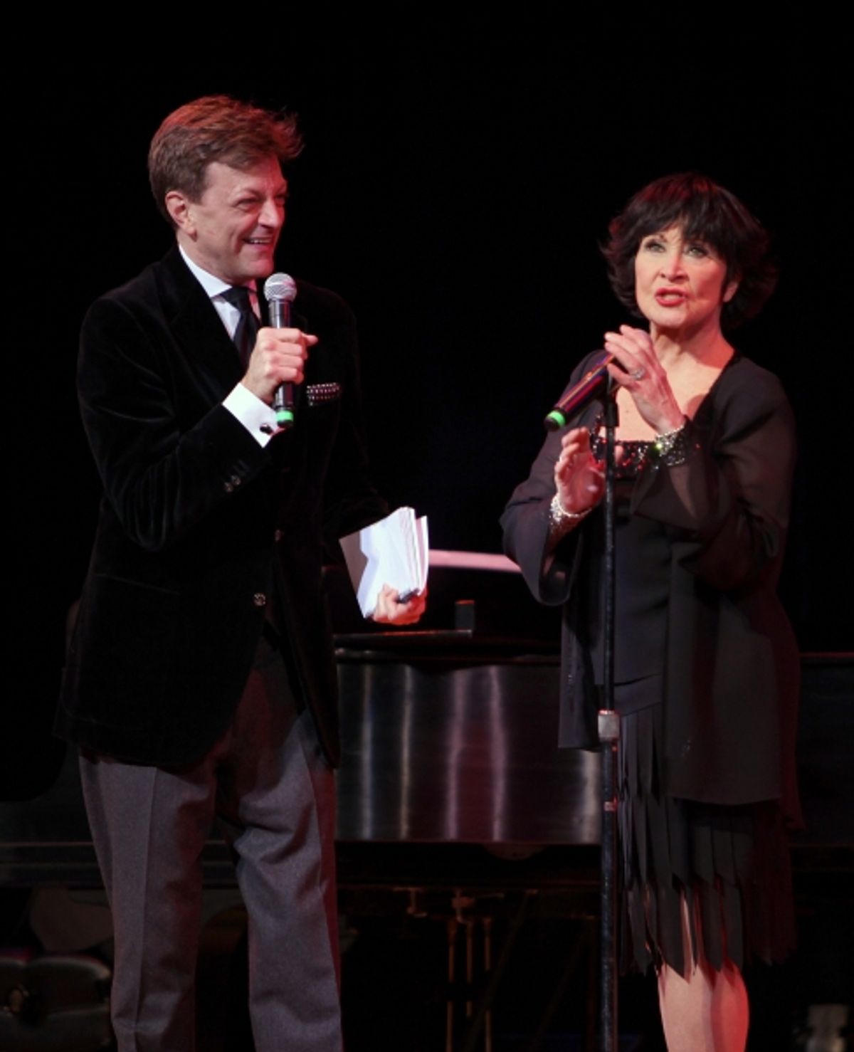 Jim Caruso & Chita Rivera performing at The Best of Jim Caruso's Cast Party, a Benefit for BC/EFA at Town Hall in New York City. at 