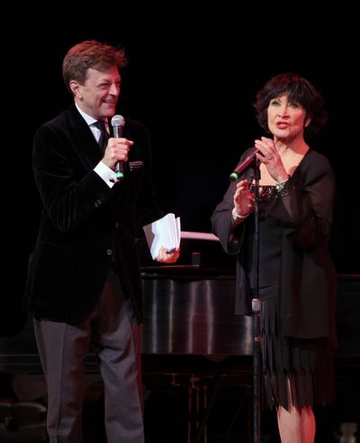 Jim Caruso & Chita Rivera performing at The Best of Jim Caruso's Cast Party, a Benefi Photo
