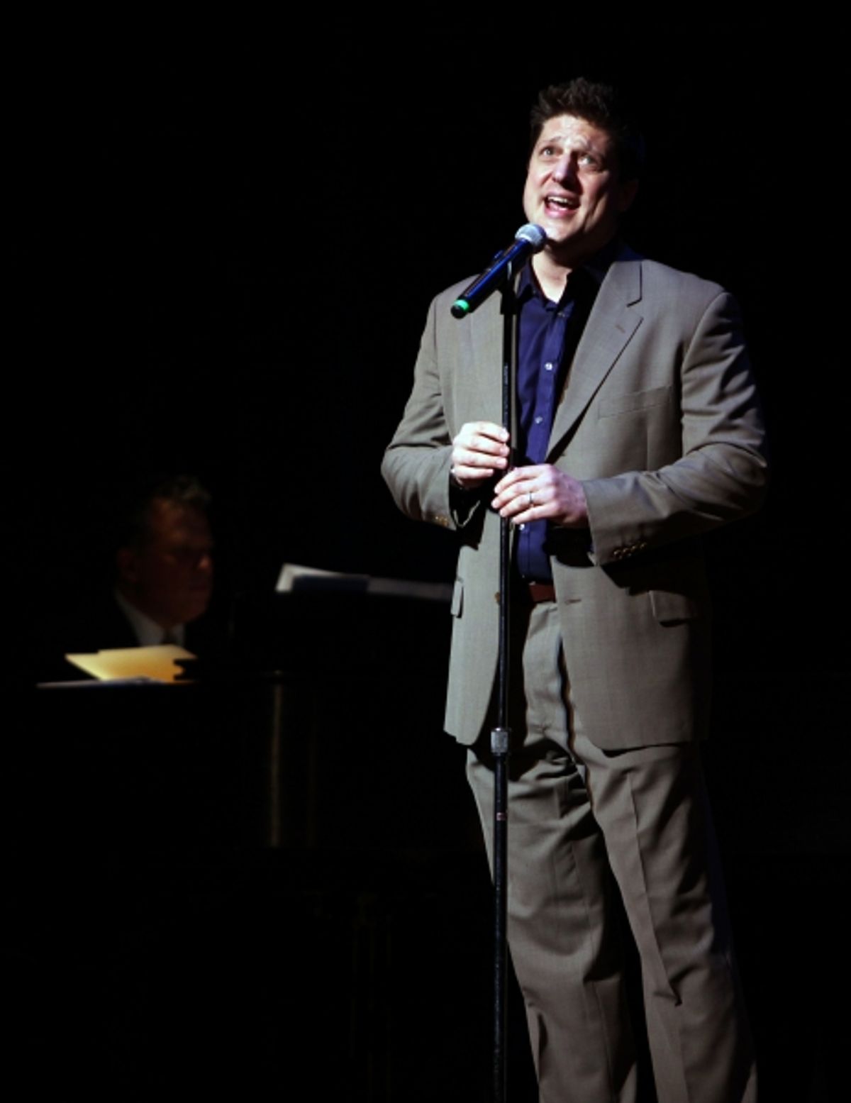 Christopher Sieber performing at The Best of Jim Caruso's Cast Party, a Benefit for BC/EFA at Town Hall in New York City. at 