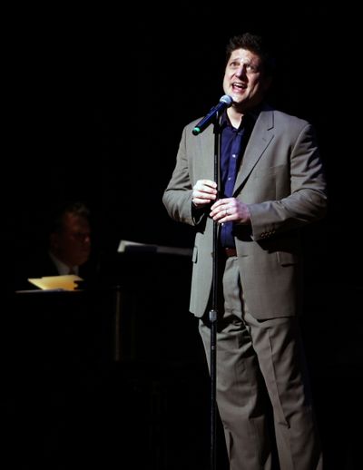 Christopher Sieber performing at The Best of Jim Caruso's Cast Party, a Benefit for B Photo