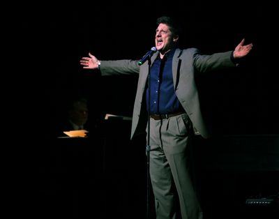 Christopher Sieber performing at The Best of Jim Caruso's Cast Party, a Benefit for B Photo