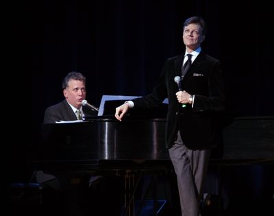 Billy Stritch & Jim Caruso performing at The Best of Jim Caruso's Cast Party, a Benef Photo