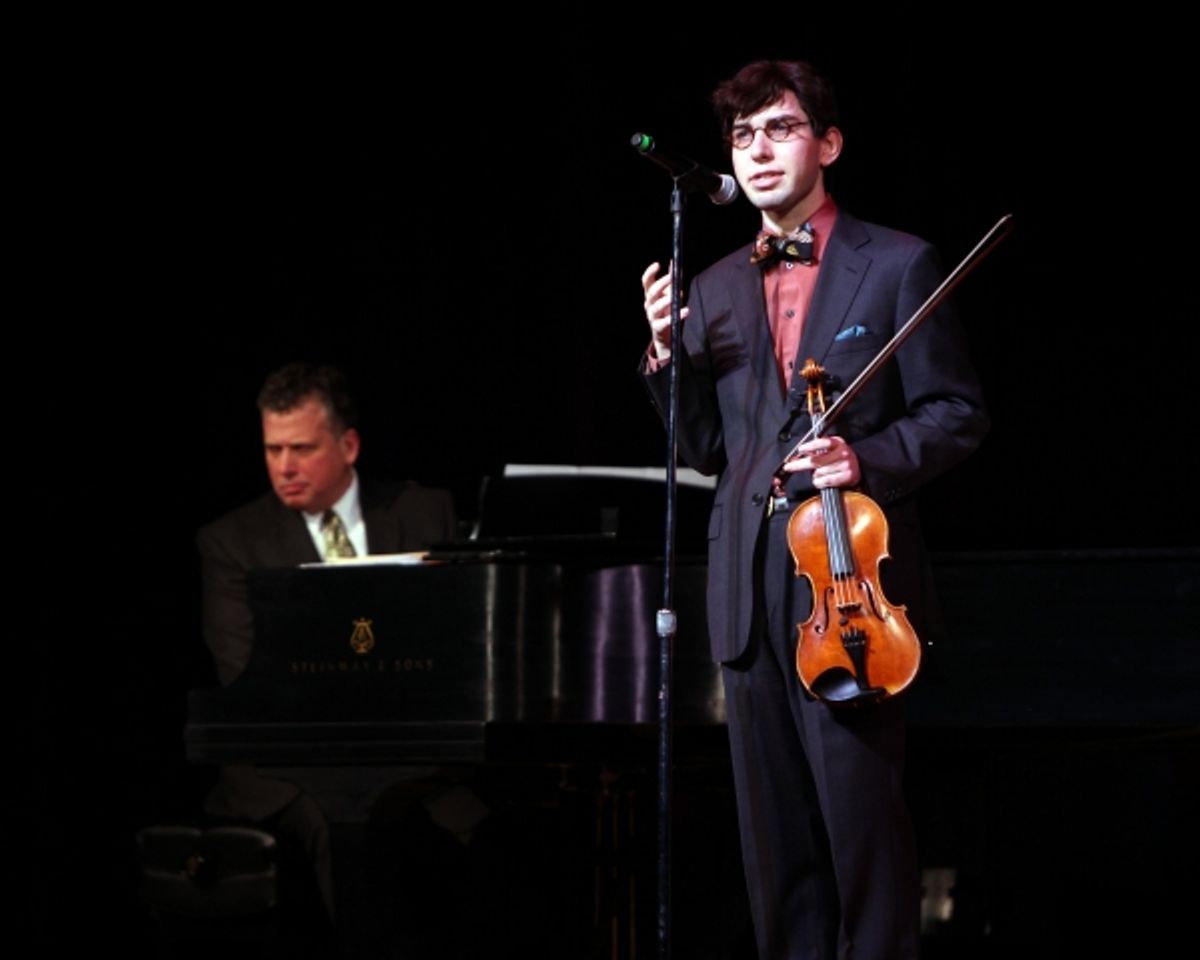 Billy Stritch & Aaron Weinstein performing at The Best of Jim Caruso's Cast Party, a Benefit for BC/EFA at Town Hall in New York City. at 