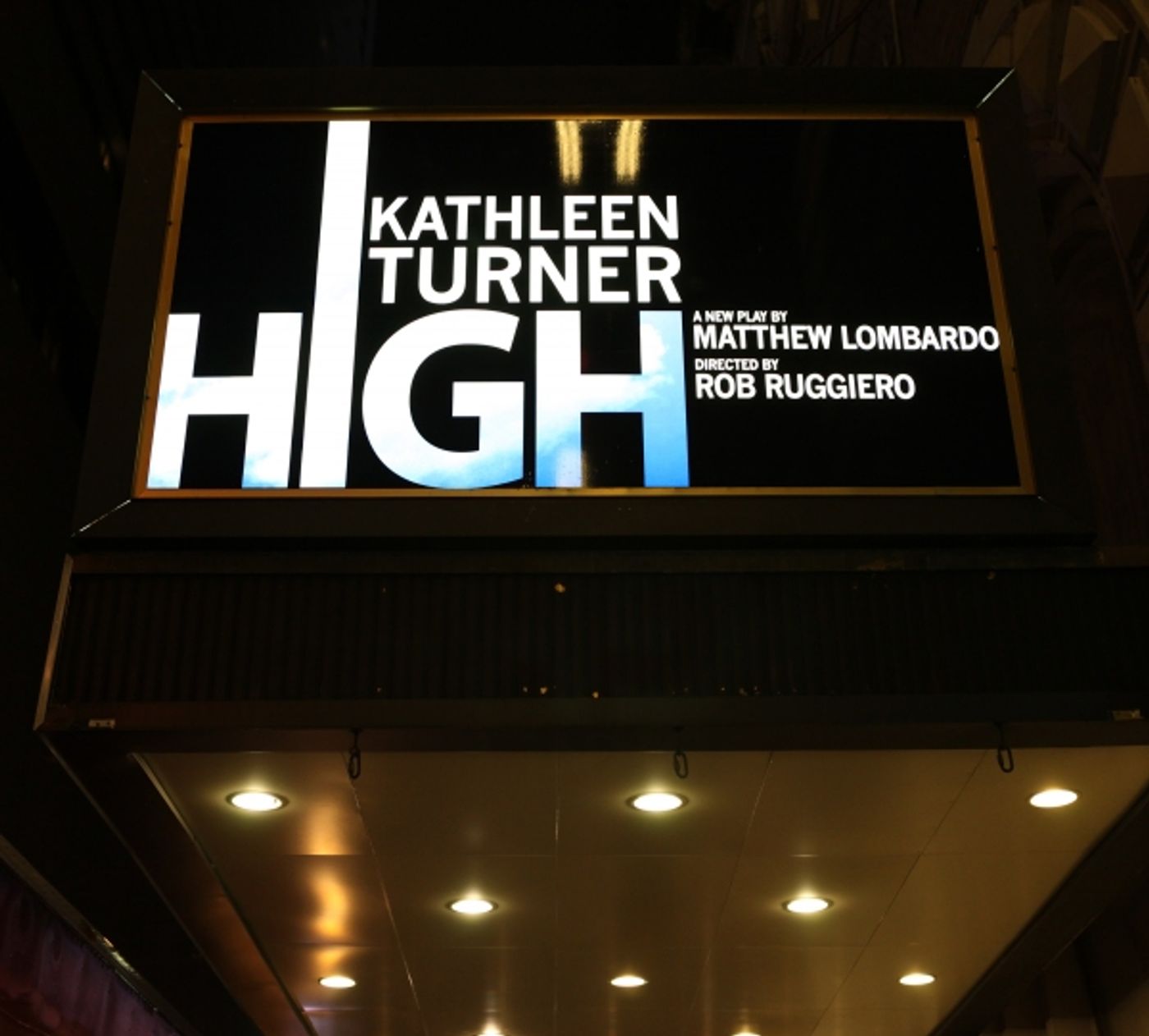 Photo Coverage: UP ON THE MARQUEE: HIGH Starring Kathleen Turner Photo Coverage: UP ON THE MARQUEE: HIGH Starring Kathleen Turner Image
