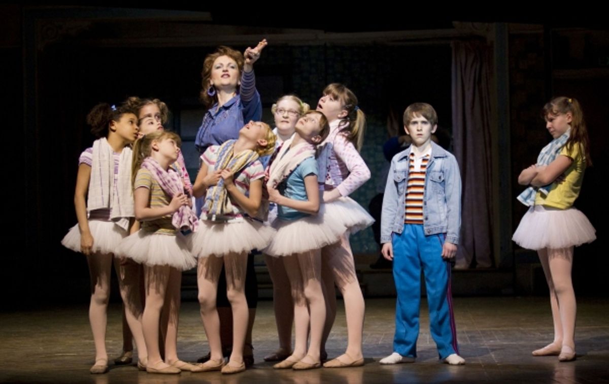 Kate Hennig, Myles Erlick and the cast of Billy Elliot Toronto at 