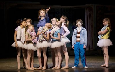 Kate Hennig, Myles Erlick and the cast of Billy Elliot Toronto Photo