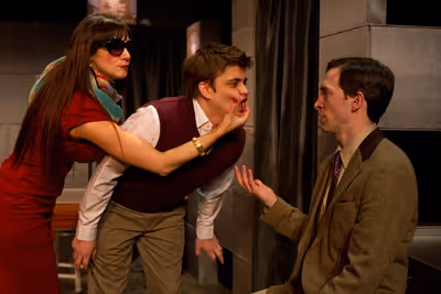 Sarah Gliko, Noah Mazaika and Ben Dibble Photo