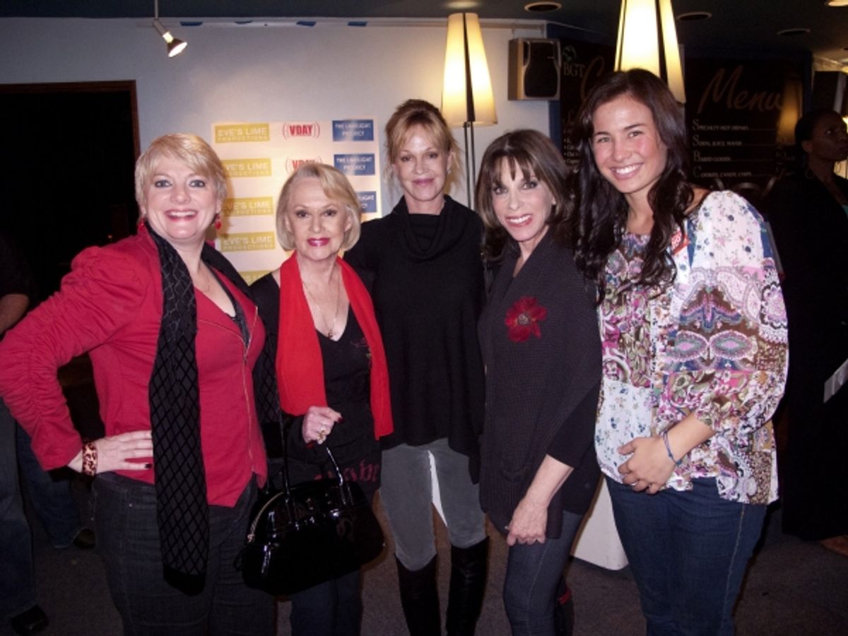 Alison Arngrim, Tippi Hedren, Melanie Griffith, Kate Linder & Ally Zonsius at 
