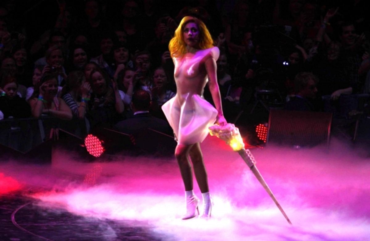 Lady Gaga at Madison Square Garden (Credit Image: Ã‚Â© John Barrett/Globe Photos/ZUMAPRESS.com) at 