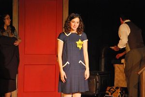 Brittney Thorne (Anne) is center stage, flanked by Ashleigh Dera @ BroadwayWorld Brittney Thorne (Anne) is center stage, flanked by Ashleigh Dera Photo