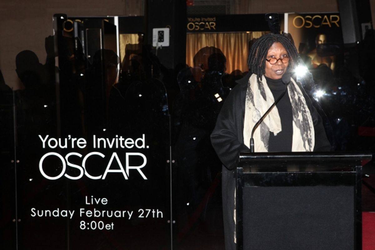 Meet The Oscars New York-Ribbon Cutting with Whoopi Goldberg at Vanderbilt Hall in Grand Central Terminal, New York City. at 