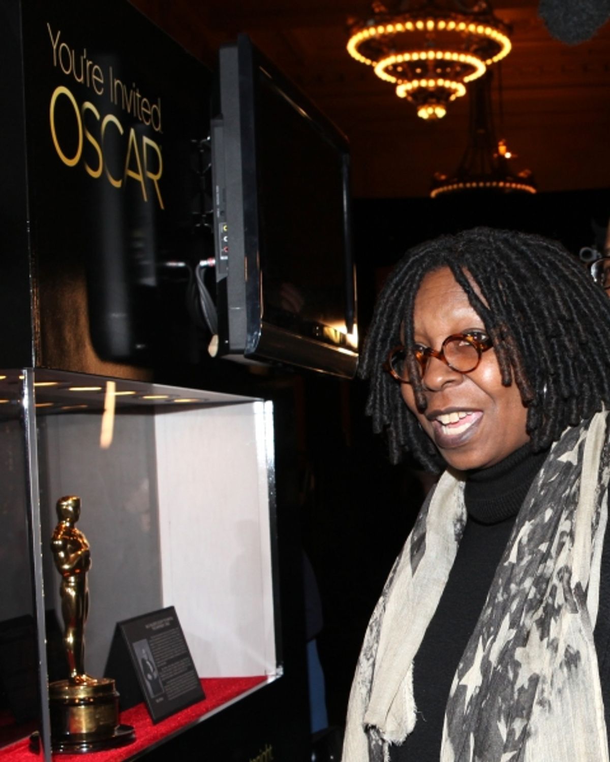 Meet The Oscars New York-Ribbon Cutting with Whoopi Goldberg at Vanderbilt Hall in Grand Central Terminal, New York City. at 