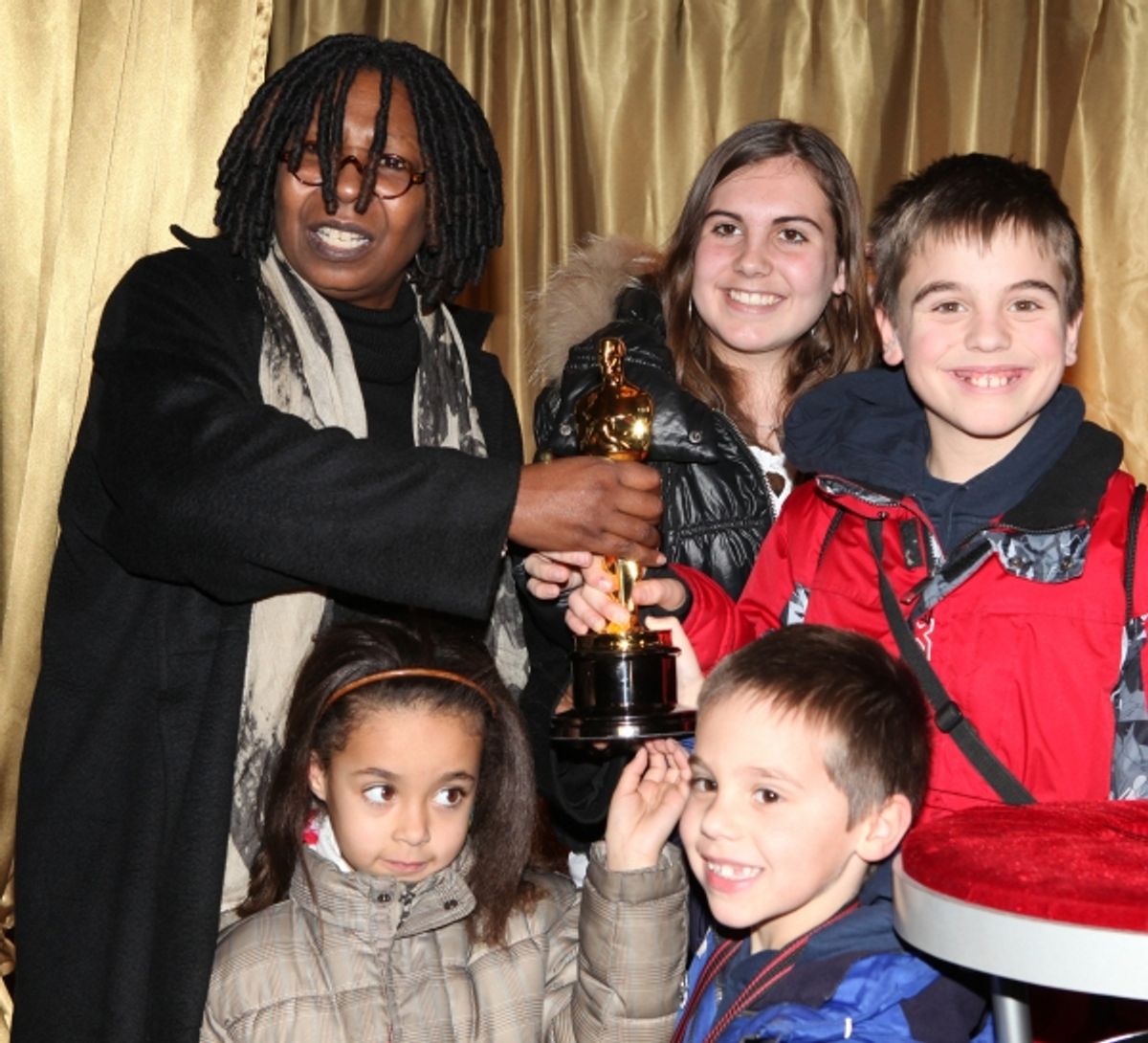 Meet The Oscars New York-Ribbon Cutting with Whoopi Goldberg at Vanderbilt Hall in Grand Central Terminal, New York City. at 