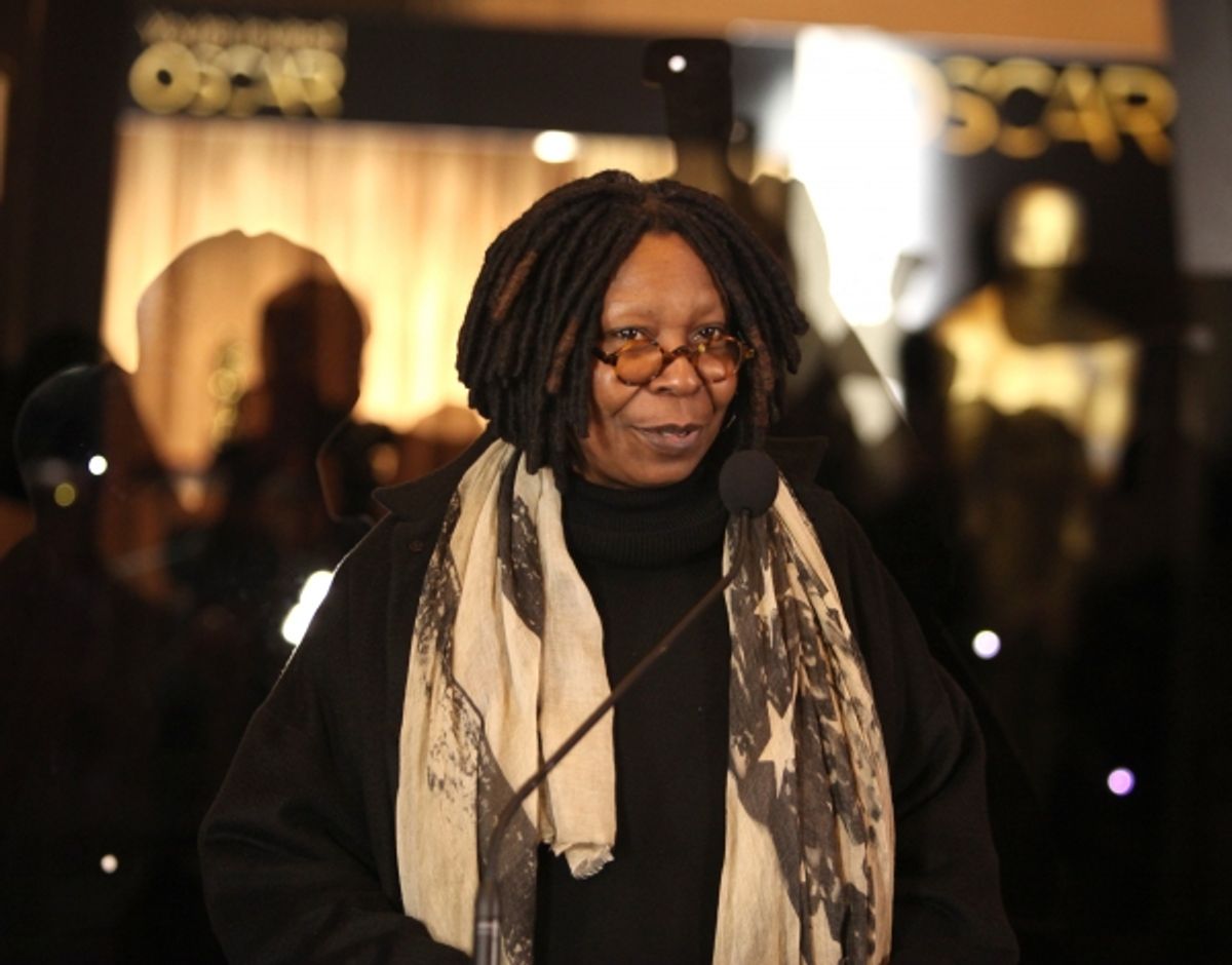 Meet The Oscars New York-Ribbon Cutting with Whoopi Goldberg at Vanderbilt Hall in Grand Central Terminal, New York City. at 