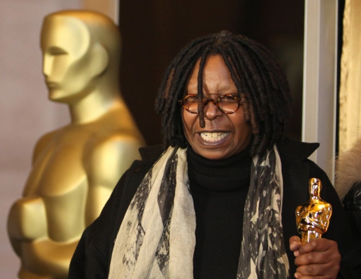 Meet The Oscars New York-Ribbon Cutting with Whoopi Goldberg at Vanderbilt Hall in Grand Central Terminal, New York City. at 