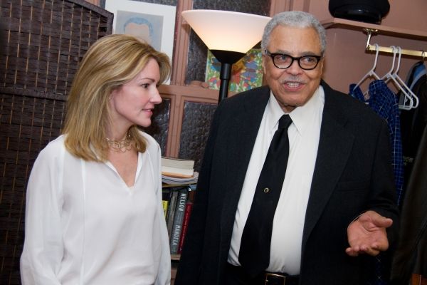 Kathryn Stockett, James Earl Jones Photo