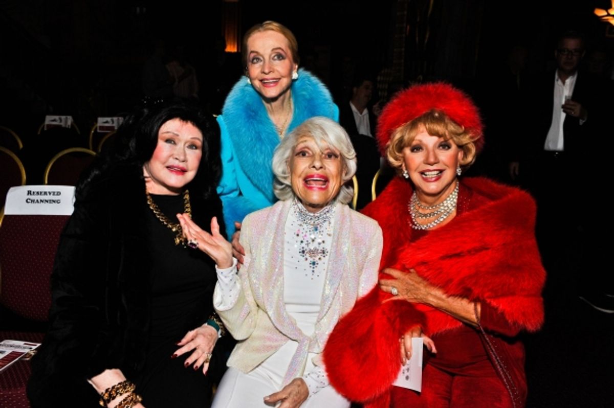 Barbara Van Orden, Anne Jeffreys, Carol Channing and Ruta Lee at 