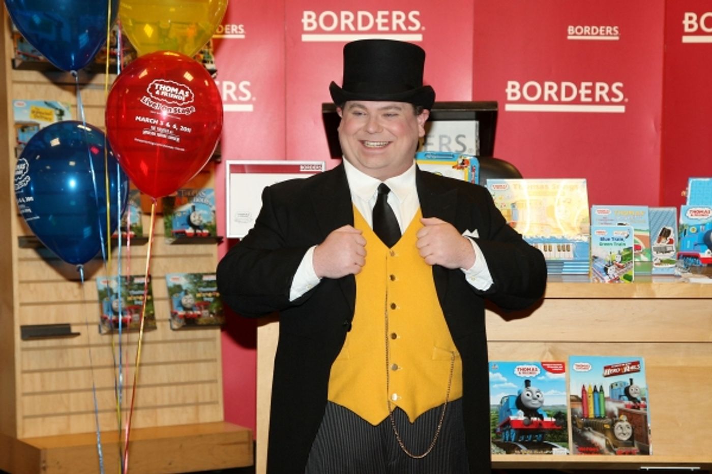 Photo Flash: Sir Topham Hatt Reads at MSG Borders Photo Flash: Sir Topham Hatt Reads at MSG Borders Image