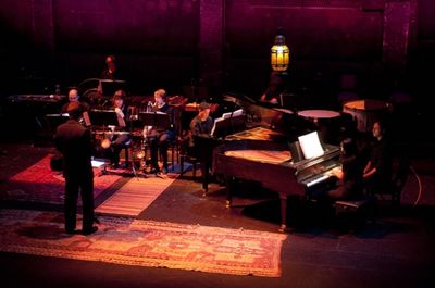 Zachary Bruno conducting Ã¢â‚¬Å“Concerto for Two Pianos, Winds, PercussionÃ Photo