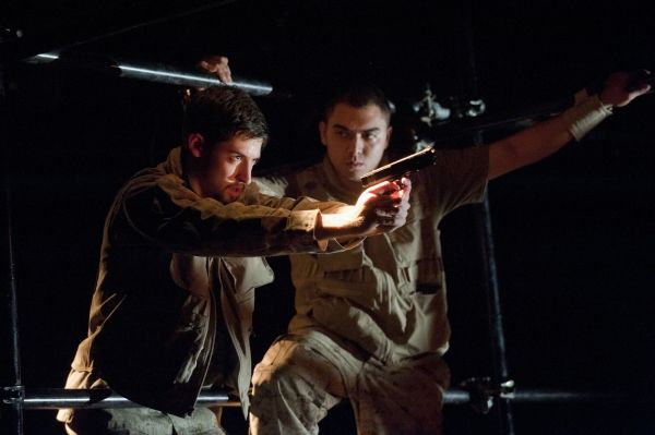 Alex Mandell (Journalist) and Matt Ketai (Marine 2). Photo