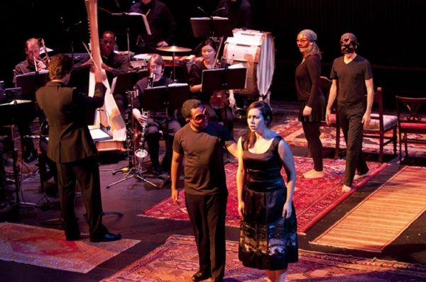 Zachary Bruno conducting Ã¢â‚¬Å“The Wind RemainsÃ¢â‚¬Â with Martin  Photo