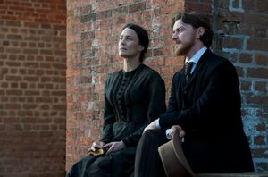 Robin Wright as Mary Surratt and James McAvoy as Frederick Aiken
@ BroadwayWorld Robin Wright as Mary Surratt and James McAvoy as Frederick Aiken
Photo