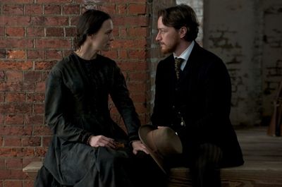 Robin Wright as Mary Surratt and James McAvoy as Frederick Aiken Photo
