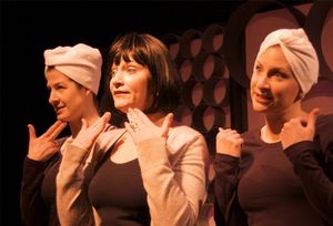 (L-R) Emily Paton Davies, Megan Van de Hey, Lisa Rosenhagen
 Photo